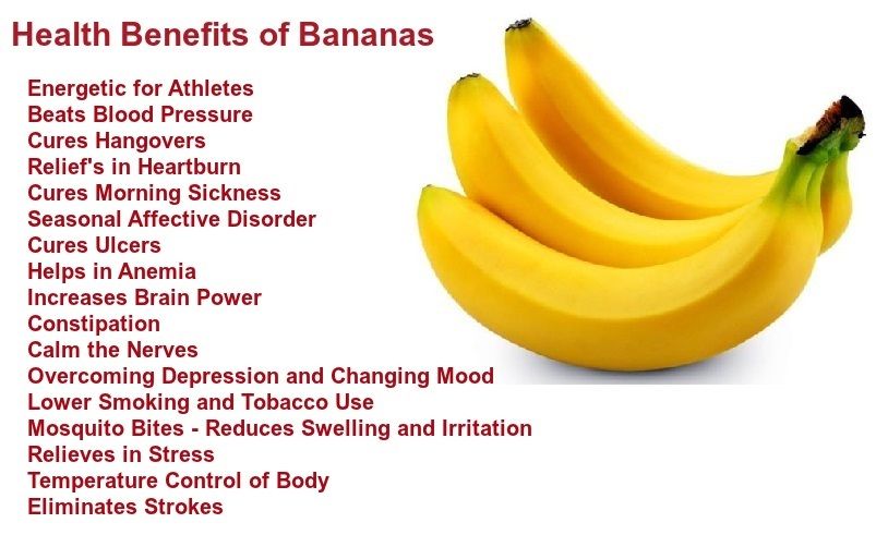 20 Health Benefits of Eating Bananas